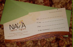  Istant Spa Gift Certificate